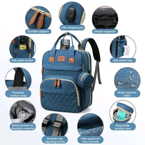 Premium Baby Diaper Bag Features